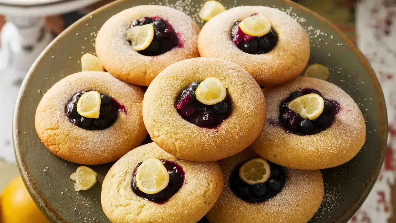 Lemon Blueberry Cookies