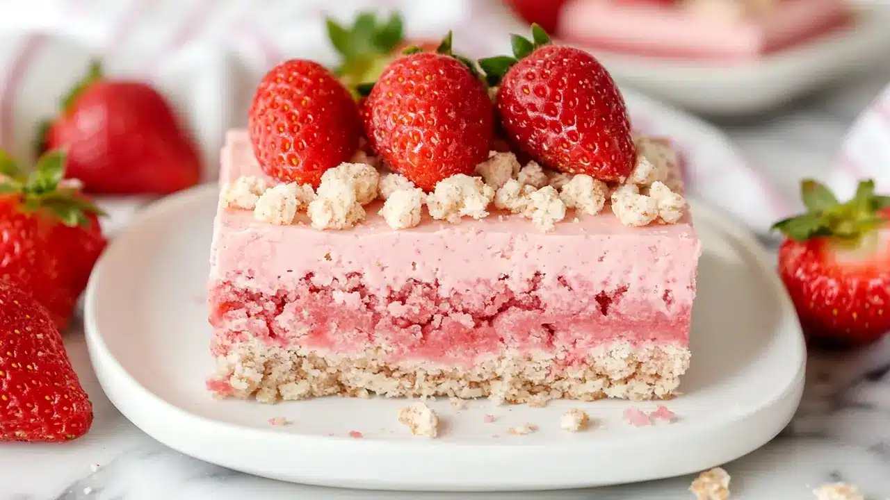 Strawberry Crunch Bars