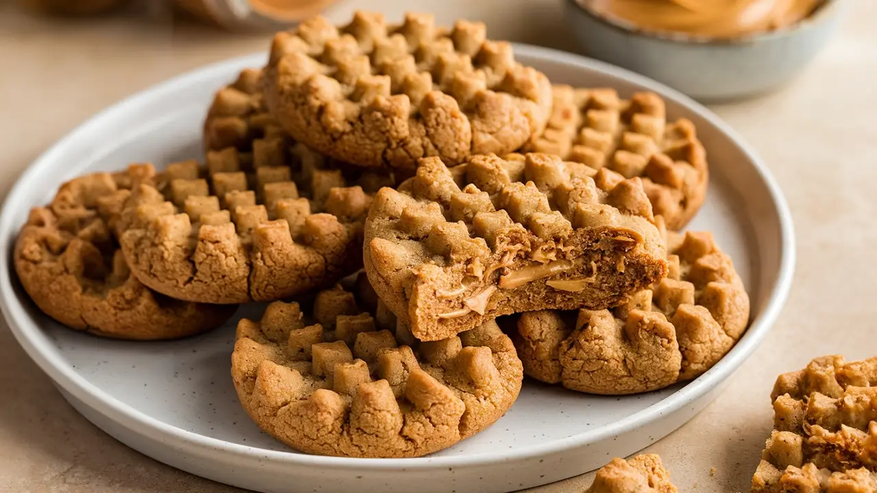 Air fryer Peanut Butter Cookies