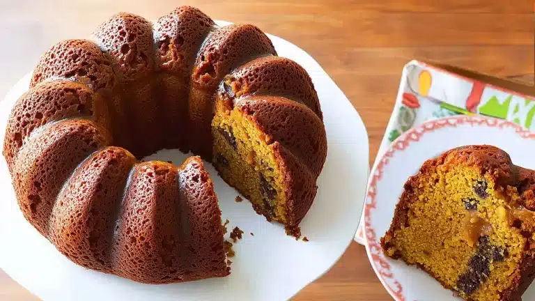 Banana Pumpkin Bundt Cake