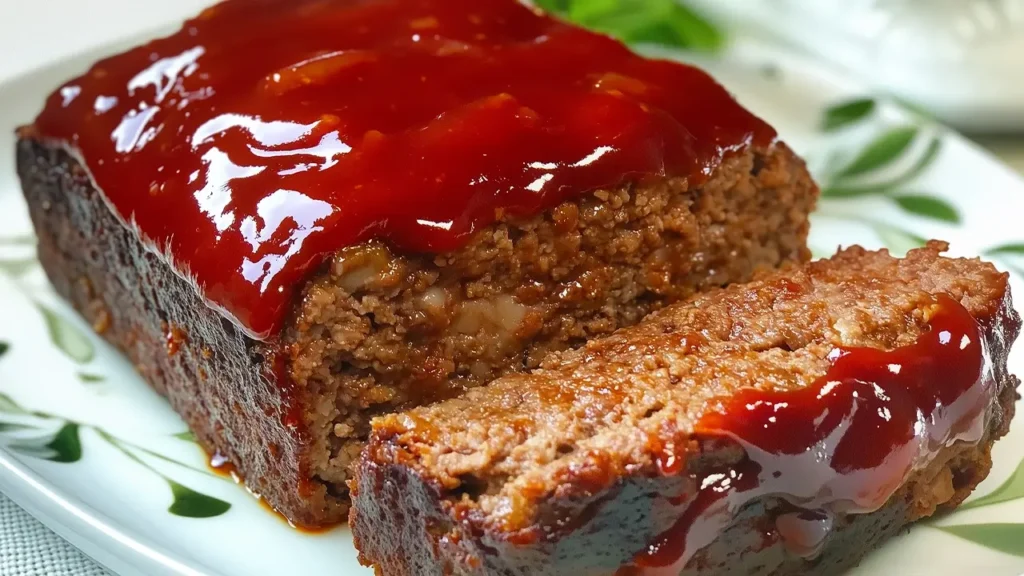 Brown Sugar Meatloaf with Ketchup Glaze