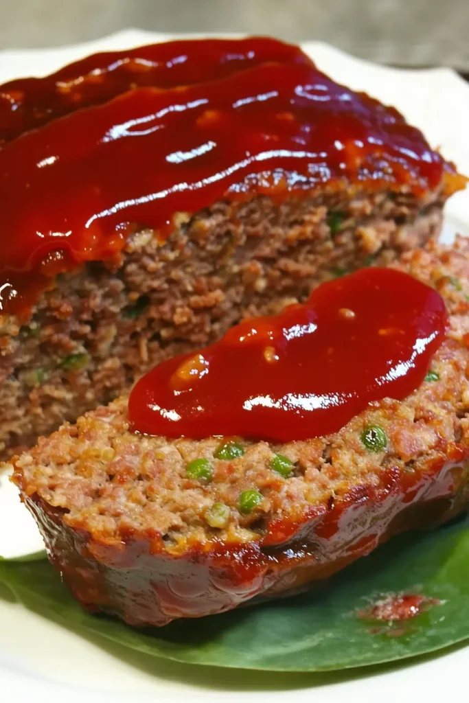 Brown Sugar Meatloaf with Ketchup Glaze