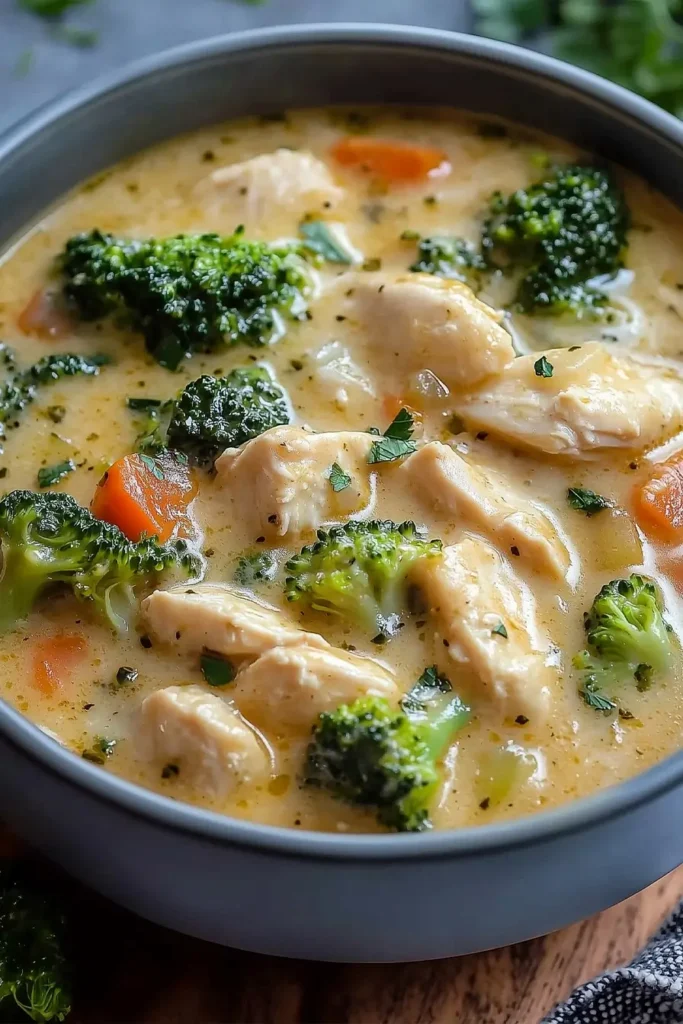 Creamy Chicken & Broccoli Stew