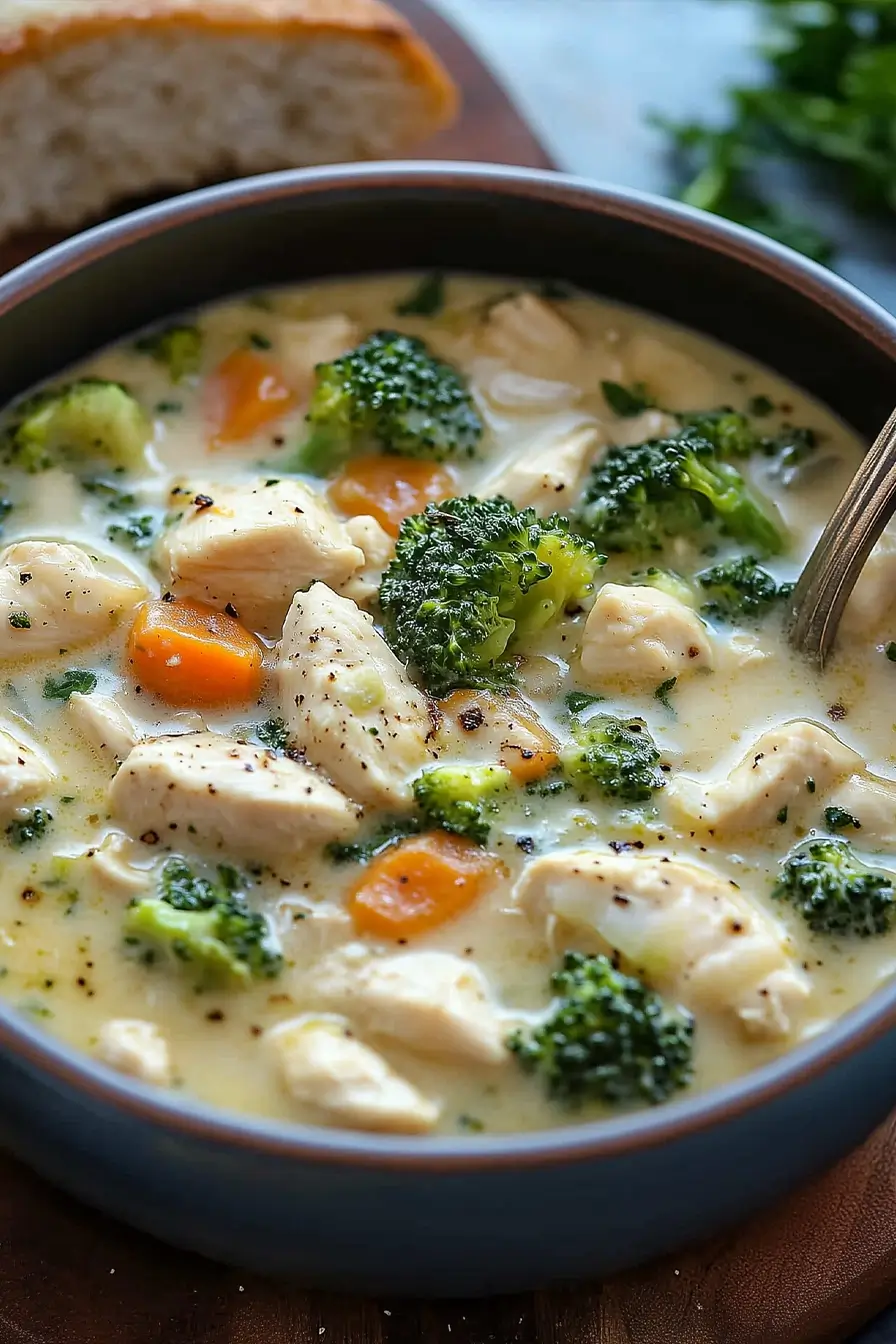 Creamy Chicken & Broccoli Stew