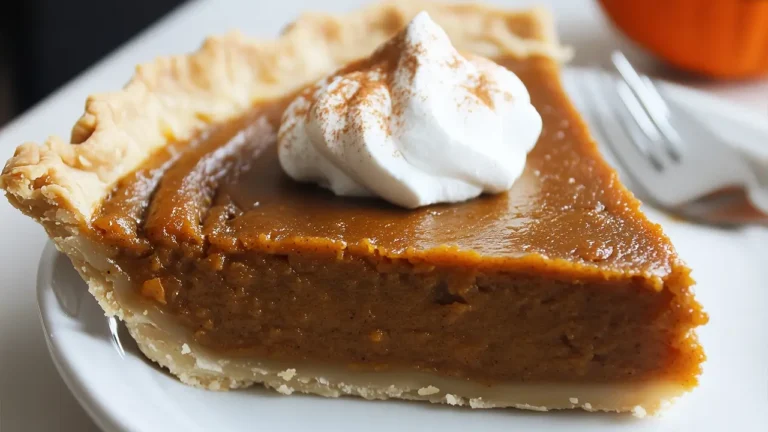 Fresh Pumpkin Pie Recipe