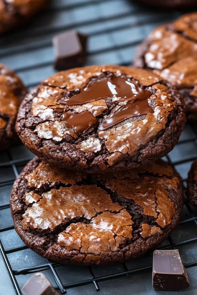 Fudgy Chocolate Brownie Cookies