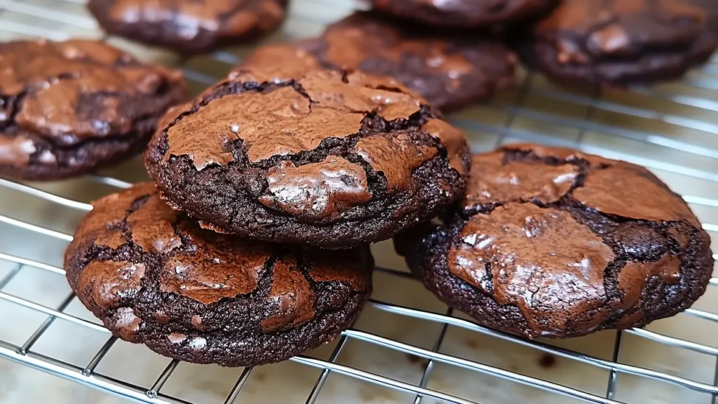 Fudgy Chocolate Brownie Cookies