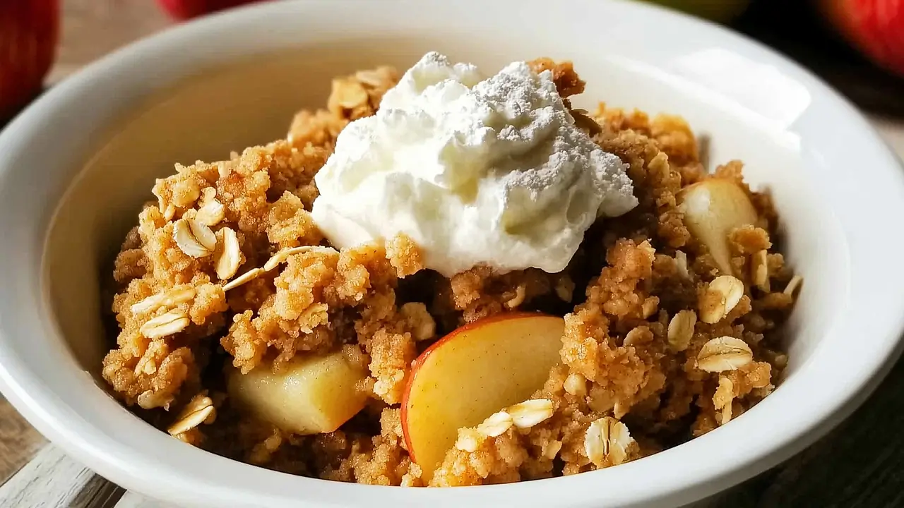 Oatmeal Cookie Apple Crisp