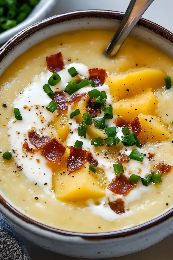 Slow Cooker Baked Potato Soup