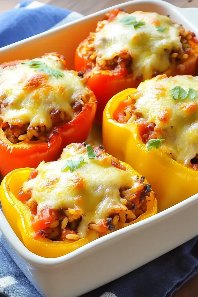 Stuffed Peppers with Rice