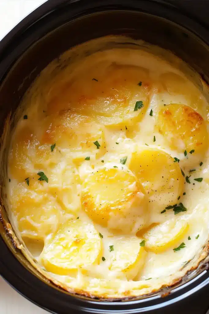 Scalloped Potatoes in a Crock Pot